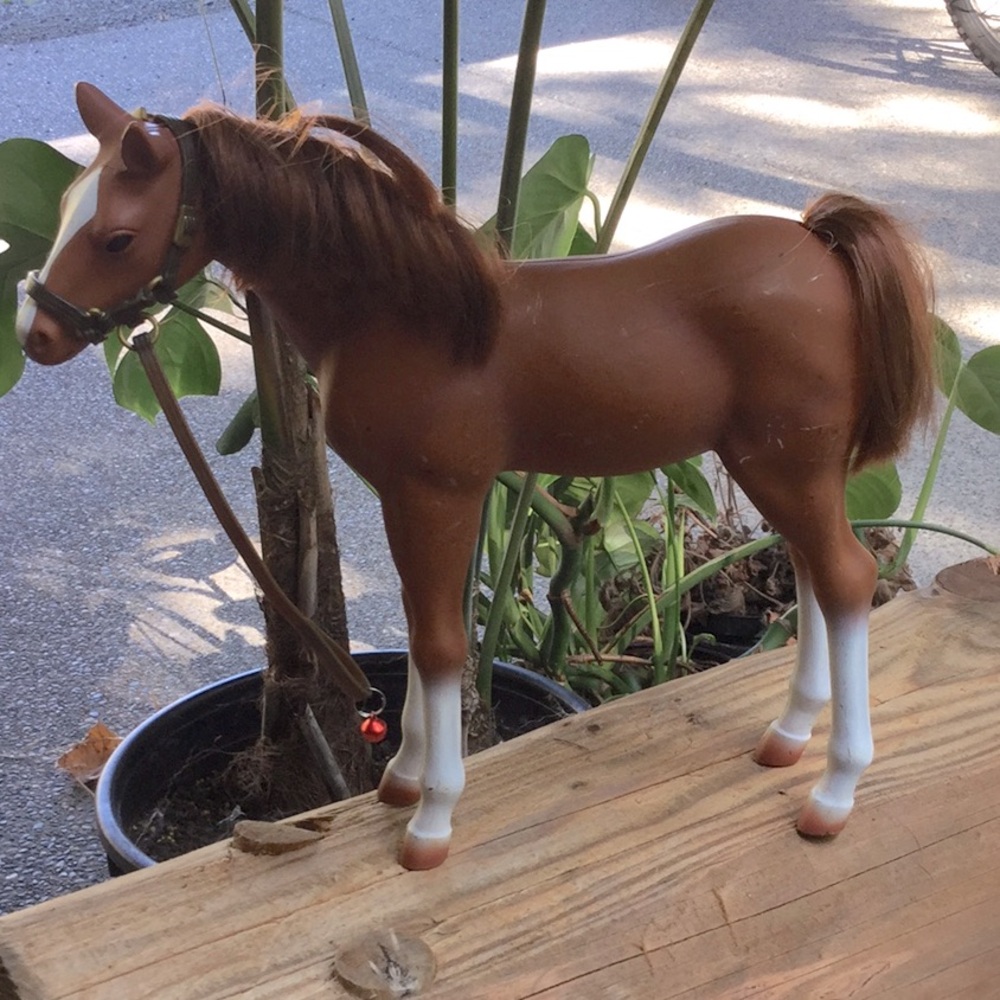 Plastic horse model decor farmhouse cowgirl cowboy birthday party cake charcuter